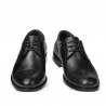 Men stylish, elegant shoes 930 black