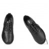 Women loafers, moccasins 6034-1 black