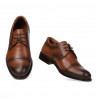 Men stylish, elegant shoes 930 a brown