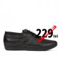 Women loafers, moccasins 6034 black