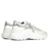 Women sport shoes 6015 white pearl combined