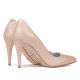 Women stylish, elegant shoes 1246 nude