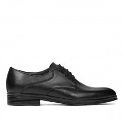 Men stylish, elegant shoes 933 black
