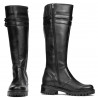 Women knee boots 3363 black