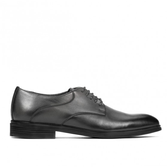 Men stylish, elegant shoes 933 a gray