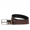 Men belt 54b bicolored biz black+brown