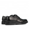 Men stylish, elegant shoes 937 black