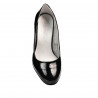 Women stylish, elegant shoes 1268 patent black