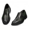 Men stylish, elegant shoes 937 a green