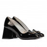 Women stylish, elegant shoes 1291 patent black