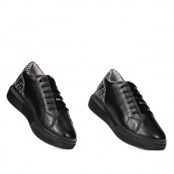 Pantofi casual/sport 6048 black combined