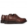 Men stylish, elegant shoes 937 a cognac