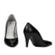 Women stylish, elegant shoes 1234 black