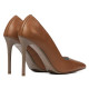 Women stylish, elegant shoes 1289 camel