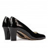 Women stylish, elegant shoes 1209 patent black