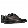 Men stylish, elegant shoes 940 black