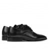 Men stylish, elegant shoes 941 black florantic
