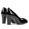 Pantofi eleganti dama 1245 lac negru