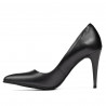 Women stylish, elegant shoes 1246 antracit pearl