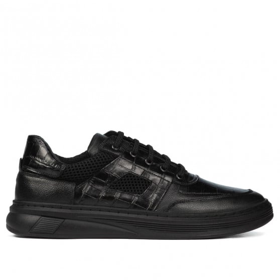 Pantofi sport 942 negru combinat