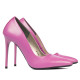 Women stylish, elegant shoes 1289 pink cyclame
