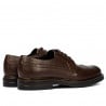 Men stylish, elegant shoes 939 brown 01
