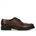 Men stylish, elegant shoes 939 brown 01