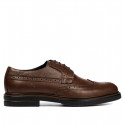 Men stylish, elegant shoes 939m brown