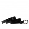 Women belt 37m patent black
