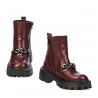 Women boots 3371 burgundy