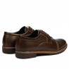 Men stylish, elegant, casual shoes 756-1 a brown 01