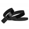 Men belt 62b bicolored black+black mat