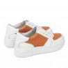 Women sport shoes 6059 white+orange