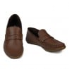 Men loafers, moccasins 948 brown