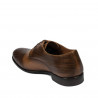 Men stylish, elegant shoes 952 a brown