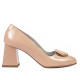 Women stylish, elegant shoes 1291 patent nude