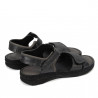 Women sandals 5090 black metalizat combined