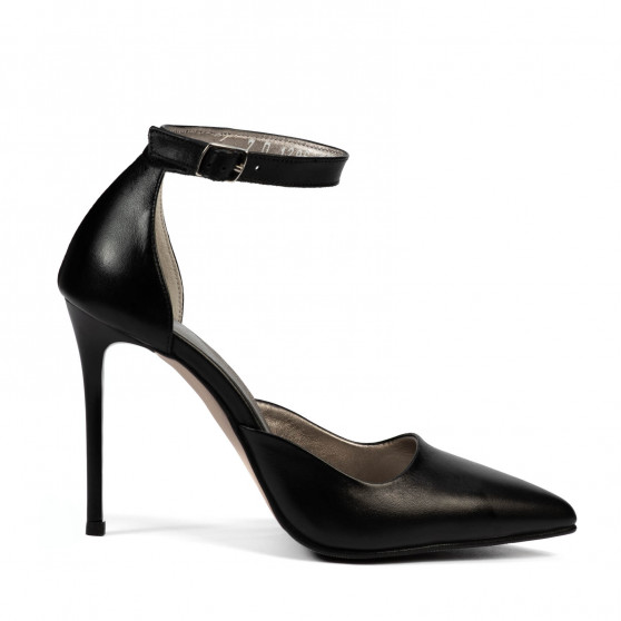 Women stylish, elegant shoes 1296 black