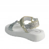Women sandals 5082 silver+golden