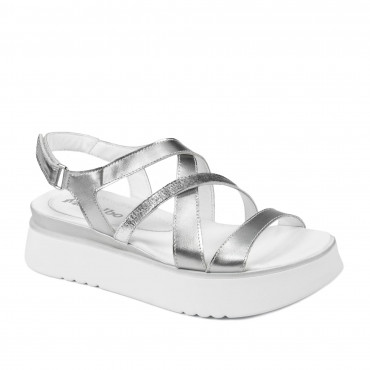 Women sandals 5100 silver combined