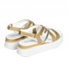 Women sandals 5100 golden combined