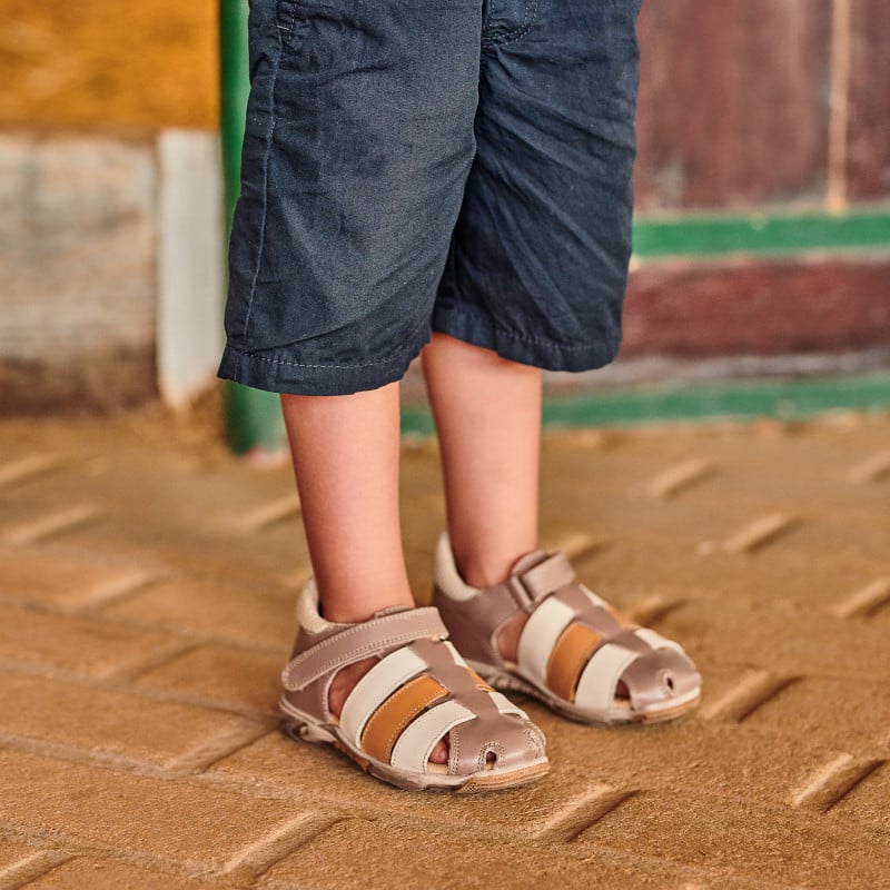 Sandale copii mici 75c capucino combinat lifestyle