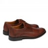 Men stylish, elegant shoes 879 a cognac