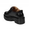 Pantofi casual dama 6064 negru combinat