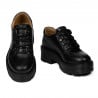 Pantofi casual dama 6064 negru combinat