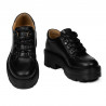 Women casual shoes 6064 black combined