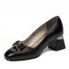Women stylish, elegant shoes 1298 black