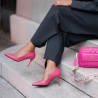 Women stylish, elegant shoes 1293 pink