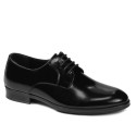 Men stylish, elegant shoes 958 black florantic
