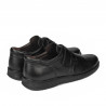 Men stylish, elegant, casual shoes 957sc black